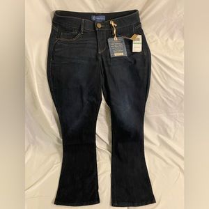 Democracy “Ab”solution Itty Bitty Boot Indigo Jeans, Size 8